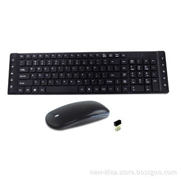 RF Keyboard and Mouse Combo, 2,410 to 2,470MHz Working Rate Range and 1.8 to 3.4V Working